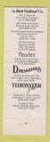 Matchbook Cover - Tidewater Grill Charleston WV Harper Woods MI
