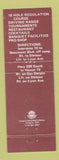 Matchbook Cover - Astair's Restaurant Seven Hills Golf Hemet CA