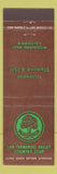 Matchbook Cover - San Fernando Valley Country Club Woodland Hills CA