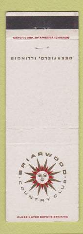 Matchbook Cover - Briarwood Country Club Deerfield IL