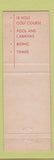 Matchbook Cover - Ojai Valley Inn Country Club CA