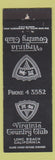 Matchbook Cover - Virginia Country Club Long Beach CA WEAR