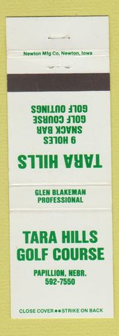 Matchbook Cover - Tara Hills Golf Course Papillion NE