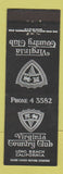 Matchbook Cover - Virginia Country Club Long Beach CA