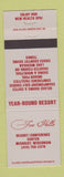 Matchbook Cover - Fox Hills Resort Mishicot WI