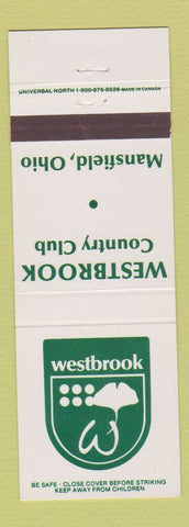 Matchbook Cover - Westbrook Country Club Mansfield OH