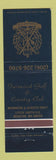 Matchbook Cover - Fairwood Golf Country Club Renton WA