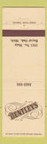 Matchbook Cover - Bentleys' Royal Oak MI