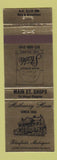 Matchbook Cover - Main Street Stable Hathaway House Blissfield MI