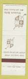 Matchbook Cover - Warwick Hills Golf Country Club Grand Blanc MI
