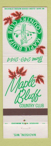 Matchbook Cover - Maple Bluff Country Club Madison WI