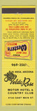 Matchbook Cover - Velda Rose Motor Hotel Country Club Mesa AZ