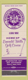 Matchbook Cover - Elks Lodge Golf Emerald Hills Redwood City CA