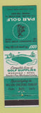 Matchbook Cover - Par Golf Rock Island IL