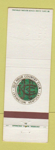 Matchbook Cover - Idle Hour Country Club Lexington KY