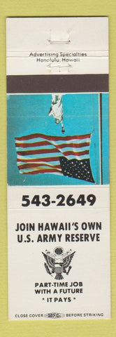 Matchbook Cover - US Army Reserve Hawaii