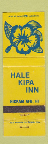 Matchbook Cover - Hale Kipa Inn Hickam Air Force Base Hawaii WORN