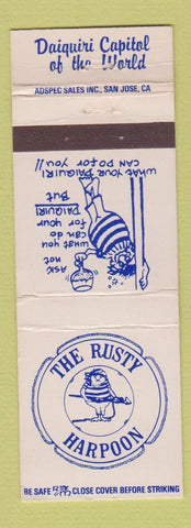 Matchbook Cover - The Rusty Harpoon Maui Oahu Hawaii WEAR
