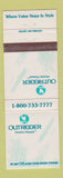 Matchbook Cover - Outrigger Hotels Hawaii