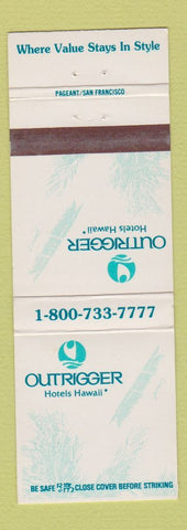 Matchbook Cover - Outrigger Hotels Hawaii