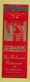 Matchbook Cover - New Richmond Restaurant Atlantic City NJ