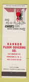 Matchbook Cover - Hannon Floor Covering Company Newark NJ