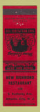 Matchbook Cover - New Richmond Restaurant Atlantic City NJ