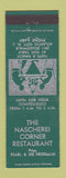 Matchbook Cover - Nascherei Corner Restaurant Atlantic City NJ