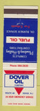 Matchbook Cover - Dover Oil Company NJ