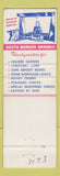 Matchbook Cover - South bErgen Savings and Loan Wood Ridge NJ