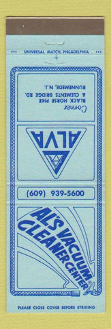 Matchbook Cover - Al's Vacuum Cleaner Center Runnemede NJ