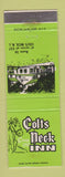 Matchbook Cover - Colts Neck Inn NJ WEAR