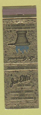 Matchbook Cover - Joe Ellis Restaurant North Wildwood NJ