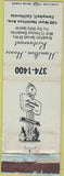 Matchbook Cover - Hamilton House Restaurant Campbell CA POOR