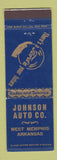 Matchbook Cover - Johnston Auto Company Ford West Memphis AR