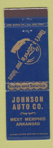 Matchbook Cover - Johnston Auto Company Ford West Memphis AR