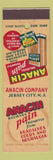 Matchbook Cover - Anacin Pain Reliever