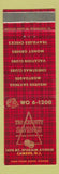 Matchbook Cover - Tri County Savings Camden NJ