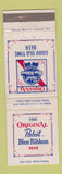 Matchbook Cover - Pabst Blue Ribbon Beer WEAR