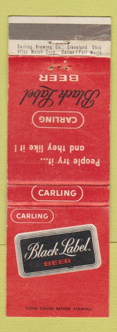 Matchbook Cover - Carling Black Label Beer WEAR