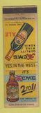 Matchbook Cover - Acme Beer Ale Los Angeles CA WEAR