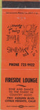 Matchbook Cover - Fireside lounge Citrus Heights CA