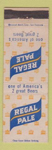 Matchbook Cover - Regal Pale Beer San Francisco CA