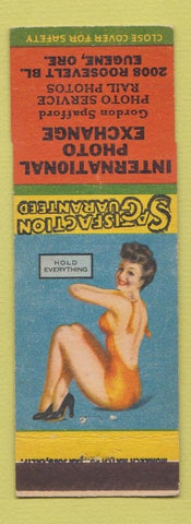 Matchbook Cover - International Photo Exchange Eugene OR pinup