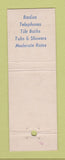Matchbook Cover - Town and Country Motel Warren OH