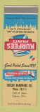 Matchbook Cover - Kurfees Paints Shelby Hardware Sidney OH