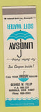 Matchbook Cover - Lindsay Soft Water George Filip Norwalk OH