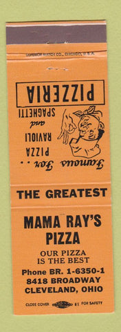 Matchbook Cover - Mama Ray's Pizza Cleveland OH