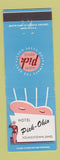 Matchbook Cover - Hotel Pick Ohio Youngstown OH