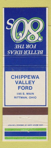 Matchbook Cover - 1980 Ford Chippewa Valley Rittman OH